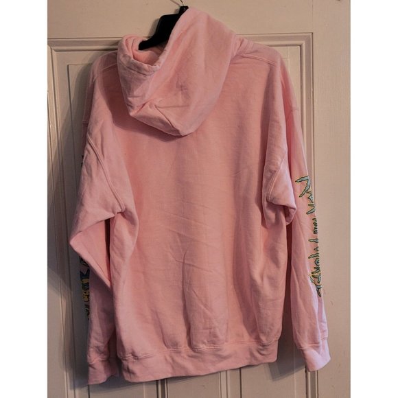 Rick And Morty Adult Swim Pink Hoodie - NEW Small Medium Large Brand New Fall - Picture 5 of 5